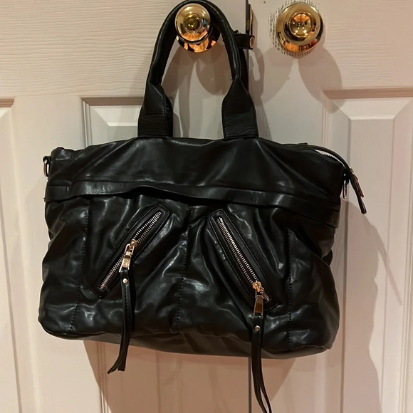 Sandra Angellozzi Black  soft leather puffer bag - Picture 3 of 17